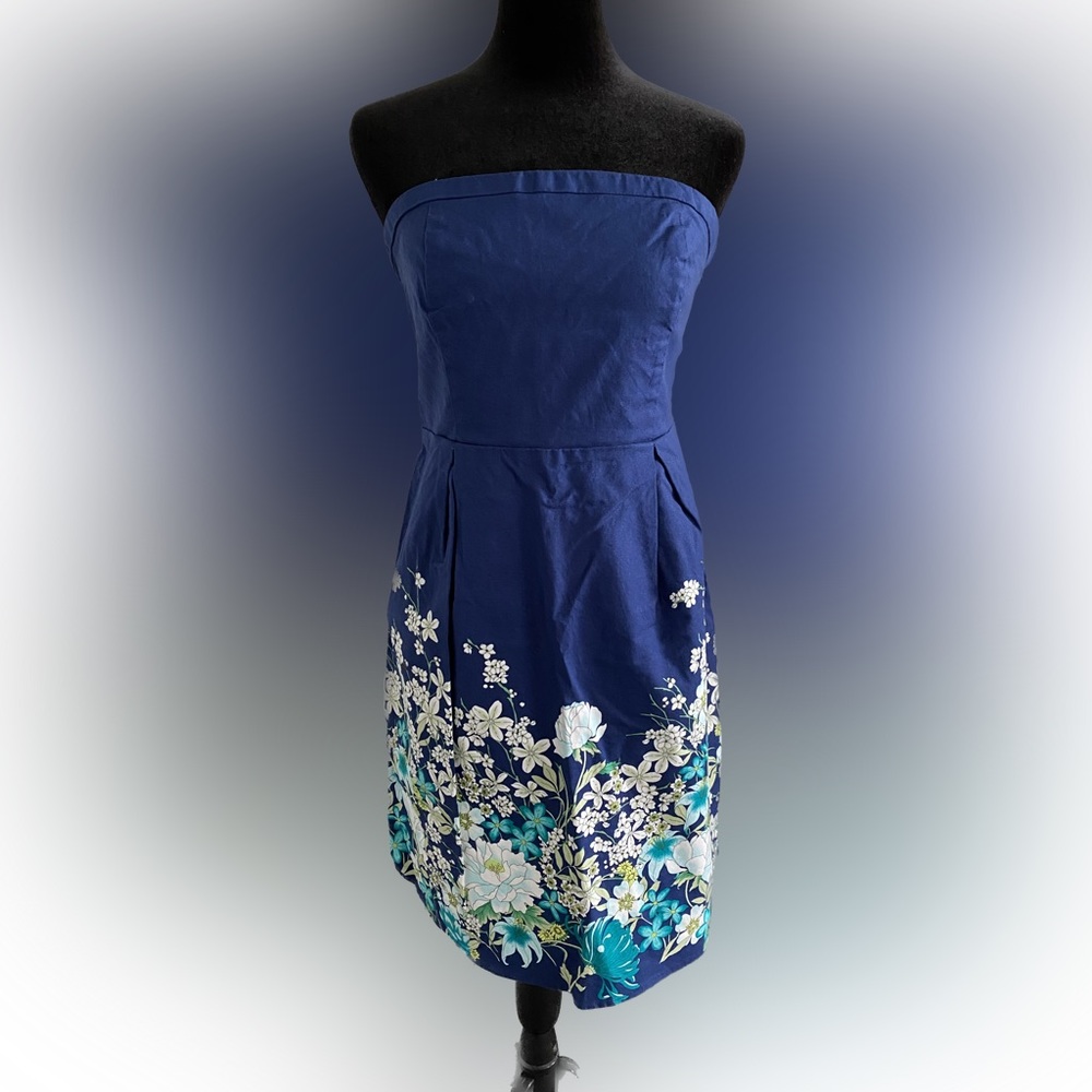 Old Navy Strapless Floral Dress - Size 8 - EUC
